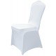 Чехол универсальный на стул из бифлекс цвет белый