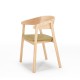 Кресло «Cava» с мягким сиденьем (деревянный каркас)