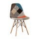 Стул «Eames пэчворк» с жестким сиденьем