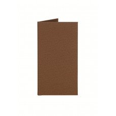 Папка-счет 220х120 мм, цвет коричневый
