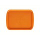 Поднос столовый 330х260 мм светло-оранжевый