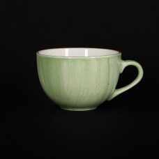 Чашка чайная 320 мл зеленая «Corone Natura»