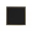 Тарелка квадратная «Corone Rustico» 200 мм бежевая с черным