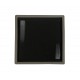 Тарелка квадратная «Corone Rustico» 260х260мм черная с белым