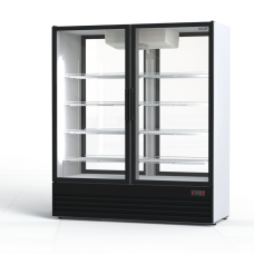 Шкаф холодильный ПРЕМЬЕР ШВУП1ТУ-1,6С2 (распашные двери, остекление в двух сторон)