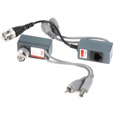 Приемо-передатчик по кабелю UTP5e (видео+аудио+питание)